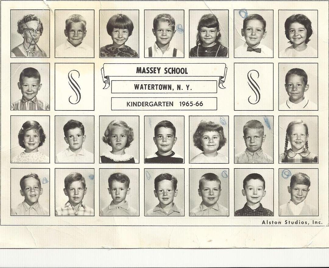 Kindergarden Pictures, i do not know what the marks mean, but i assume the X means i did not like the teacher.