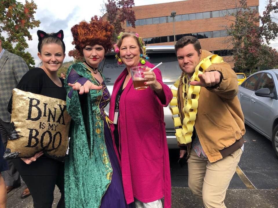 It is Halloween at Churchill! Chilli Cook-off, costumes and games with a few of my co-workers as our favorite characters from Hocus Pocus! Hannah Tilton, Pringle Toothaker and Wilden Nord.