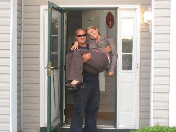 Alyse and Steve and their new house