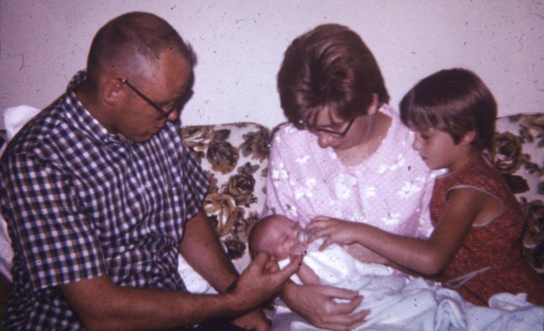 Found a neat picture! Tom, Brian, Edna, Shari. Taken July 1969 Albany GA