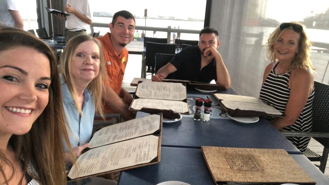 Me, Jason his girlfriend and more in Galveston this weekend.