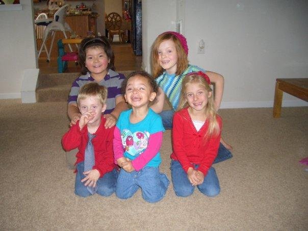 My beautiful children and grandchildren