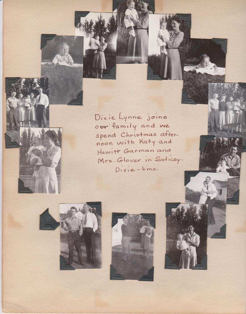 And then I found this. It was my first Christmas , 6 months old. My parents had adopted me 2 months earlier, but it was WWII and film was hard to get. Their friend Katie Garman got a roll from the drugstore where she wor