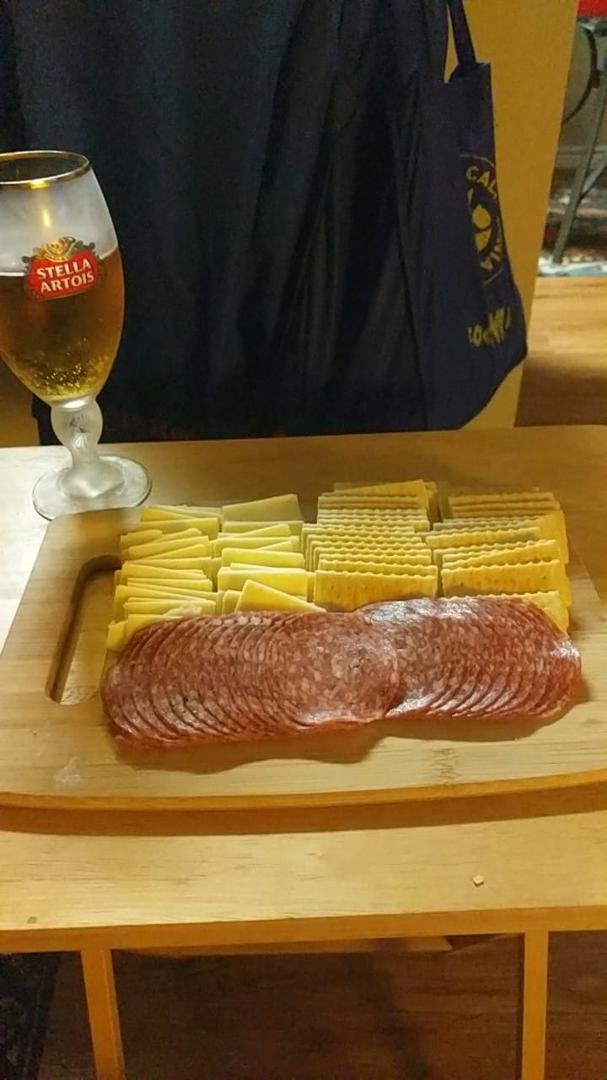 My evening snack....the rumors may be true: I just might be bougie.