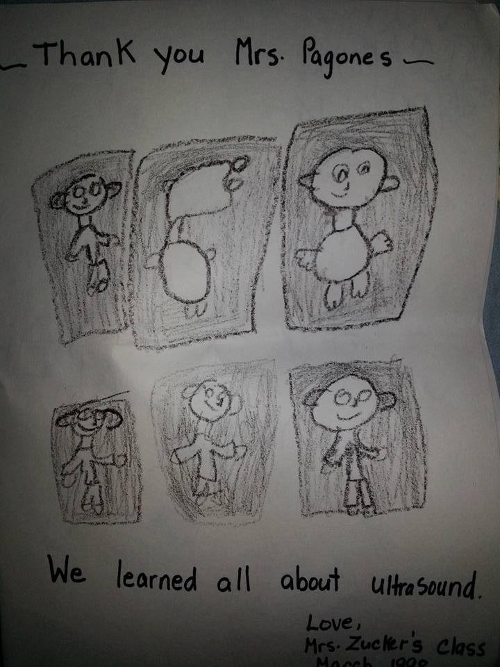 Found this and had to post it zp friends will understand ultrasound through the eyes of children.