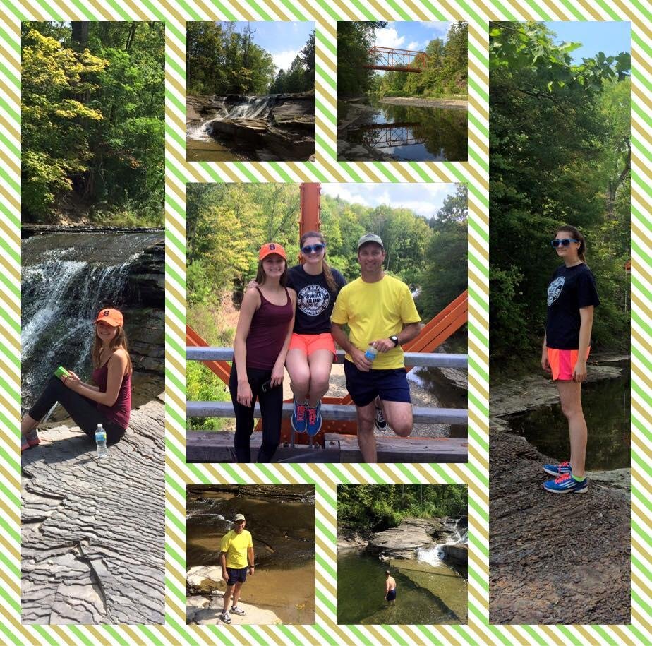 Enjoyed having the family along for my hike today 🌝🚵😎