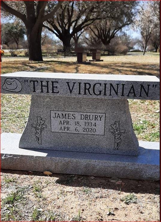 We lost him one year ago today :-(
 RIP James Drury!