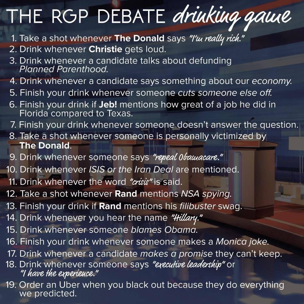 Why do all these drinking games seem to use old information?
