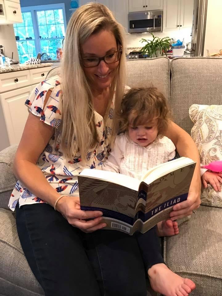 My granddaughter is fortunate to have a language arts teacher as a mom. (Or is she? 🙂)