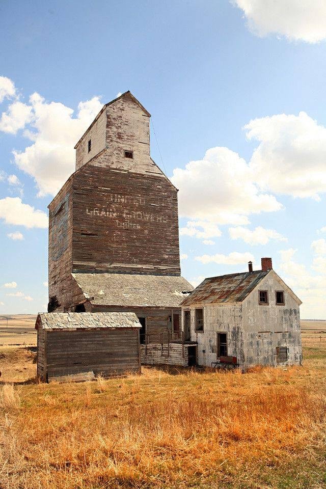 When I was up in Edmonton, Canada this grain elevator was fully functional. The two farmers who operated it were middle aged and were wearing very wide susupenders. Paulie and I felt like we were in the old wild west with a