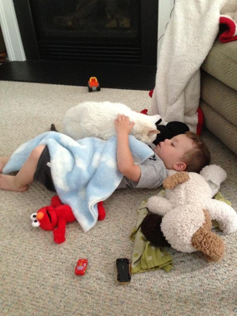 Landon sleeping with Patche!
