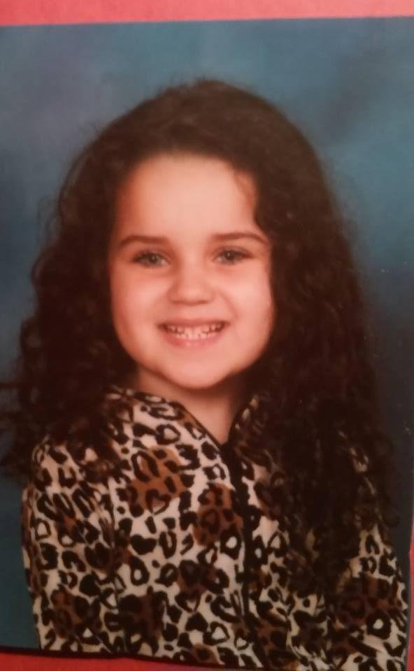 Kalina. Kindergarten picture little cutie
