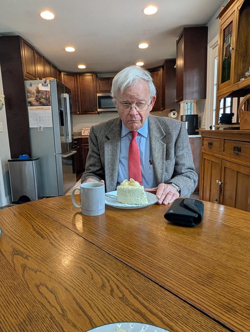 This is a picture of me celebrating my 80th birthday.