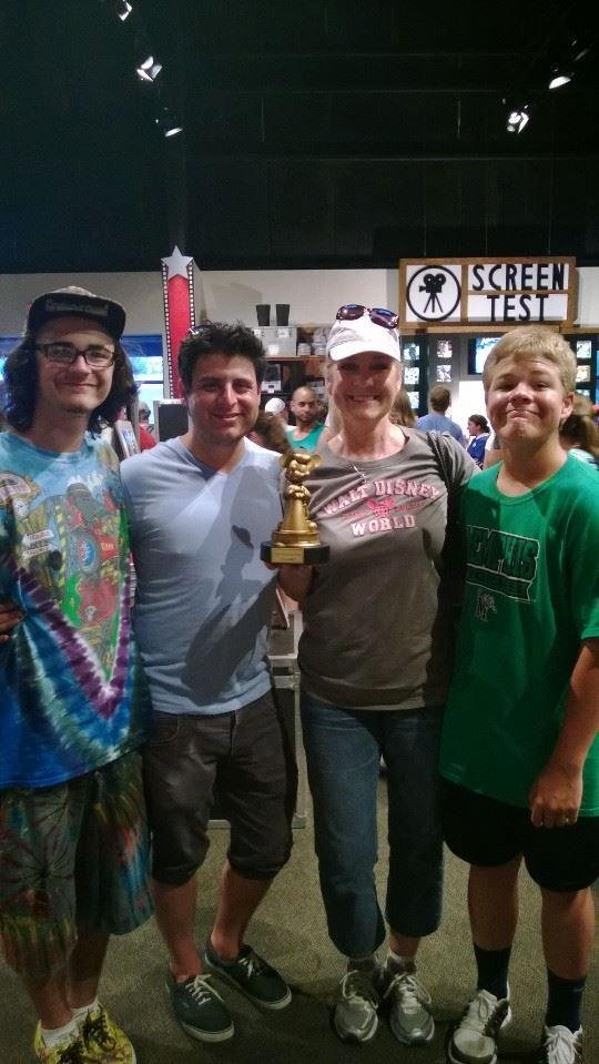 Having so much fun with my boys!