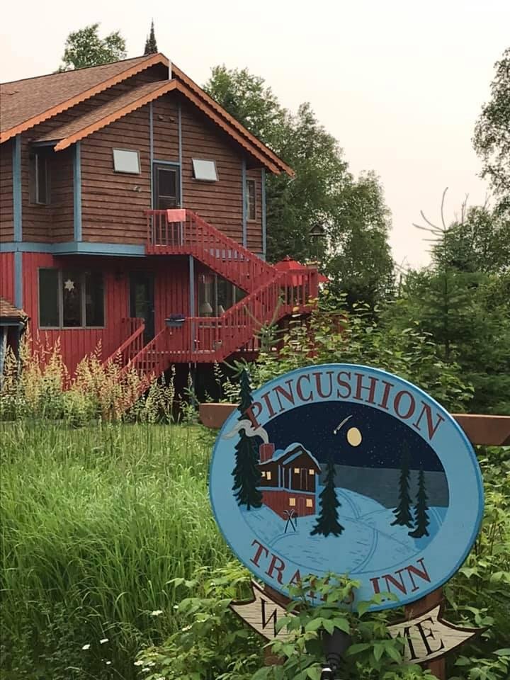 We are staying at the Pincushion Trails Inn with Marlys and Bob. The B&B is just outside Grand Marais, MN on the Gunflint Trail. Wonderful place to stay on the North Shore.