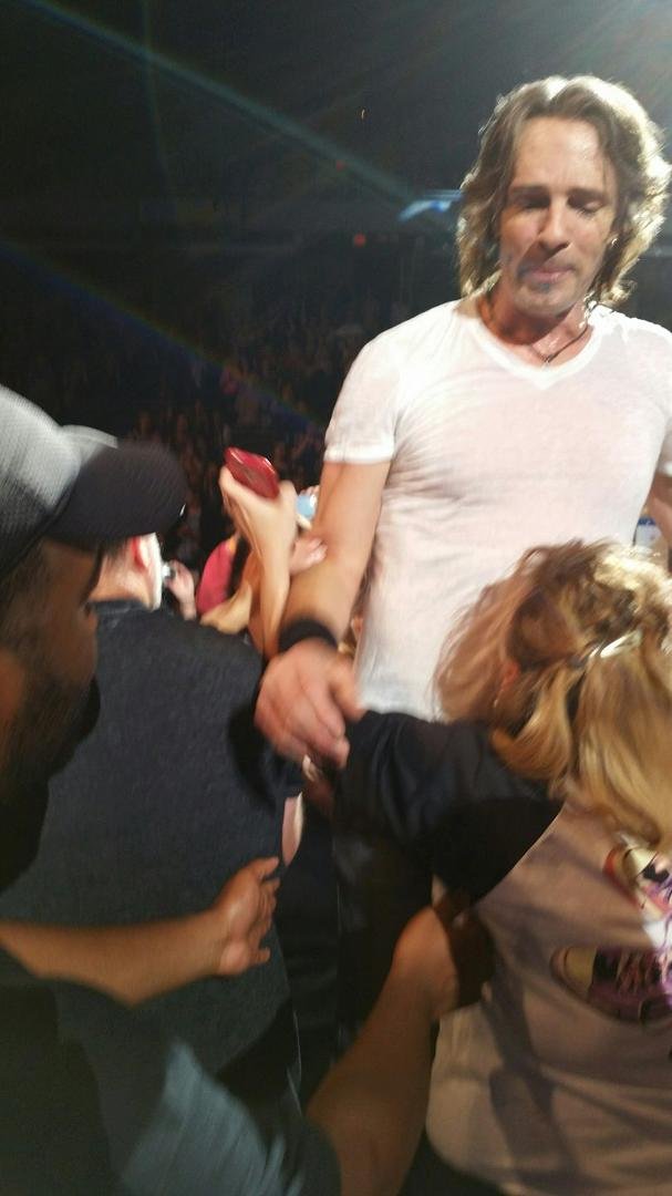Rick Springfield coming down to say hi.