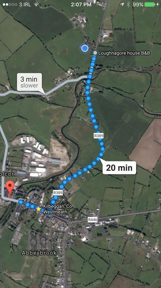 Getting ready to walk into Kilbeggan and tour the distillery. Thanks to Kieran Folliard for setting it up for us!