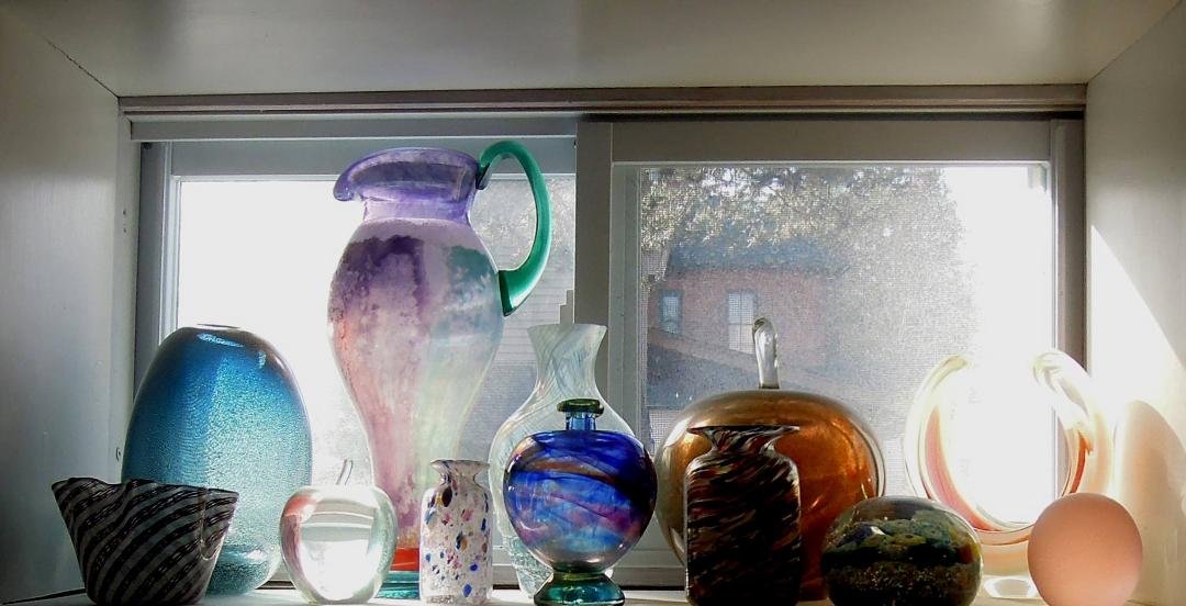 The sun came through the window today