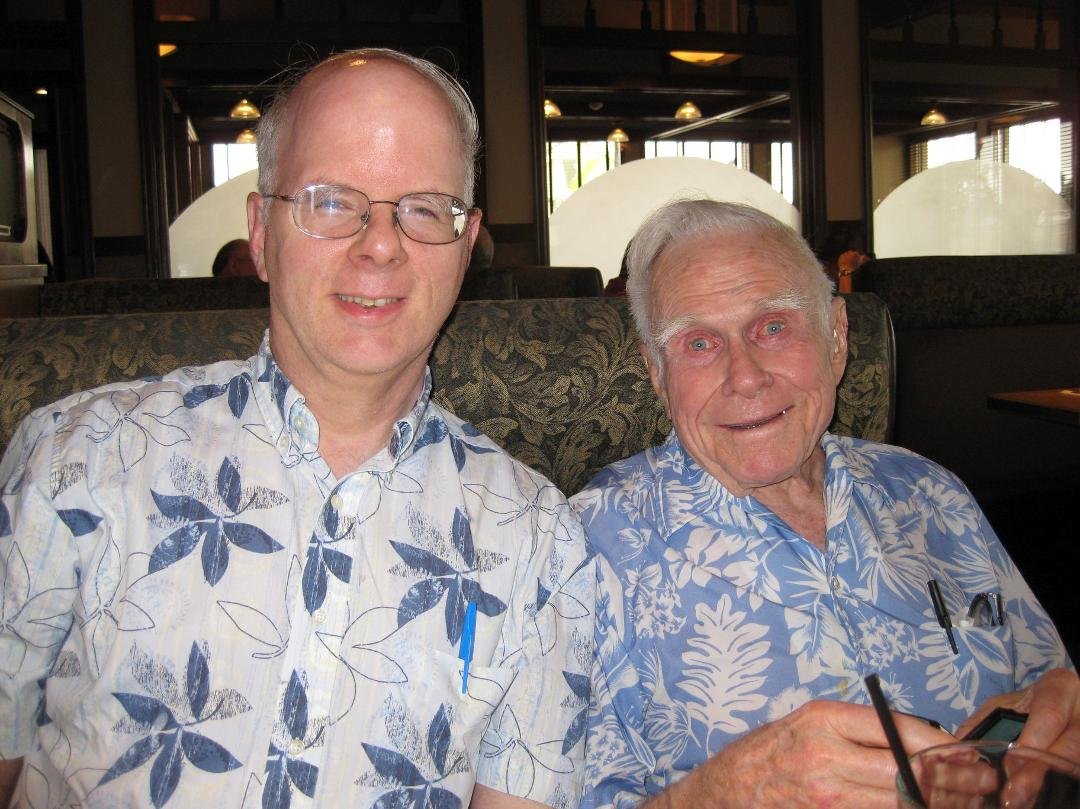 What is on my mind? My Dad as it is Father's day. This picture is from 10 years ago when my Dad came to visit when I celebrated 30 years at BP / Olympic Pipe Line Co This is the 7th year that Father's Day has come without m