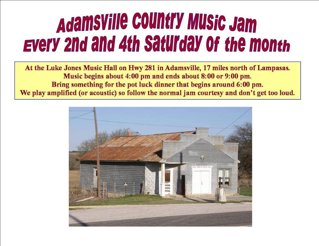 Country Music Jam in Adamsville