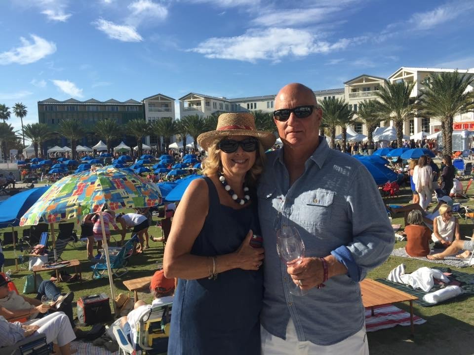 We were seen at the Seeing Red Wine Festival, Seaside Fl