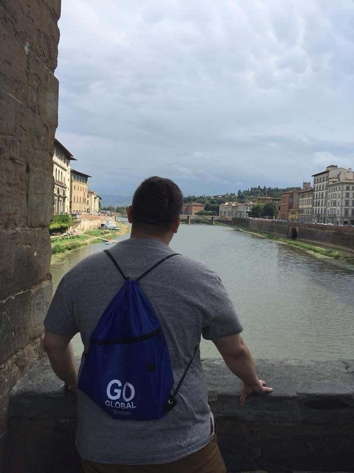MY Grandson in Florence Italy