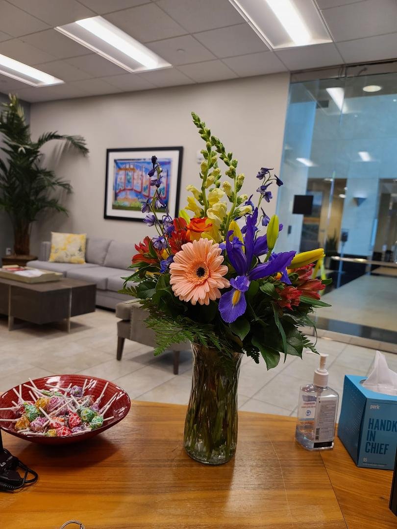 Flowers my beloved cedar park office sent me