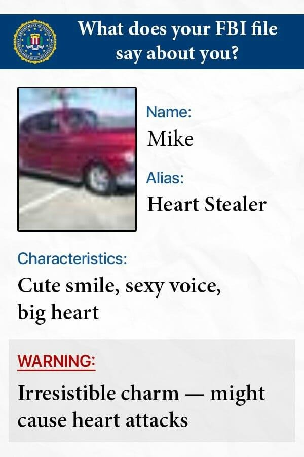At least I have a big heart!