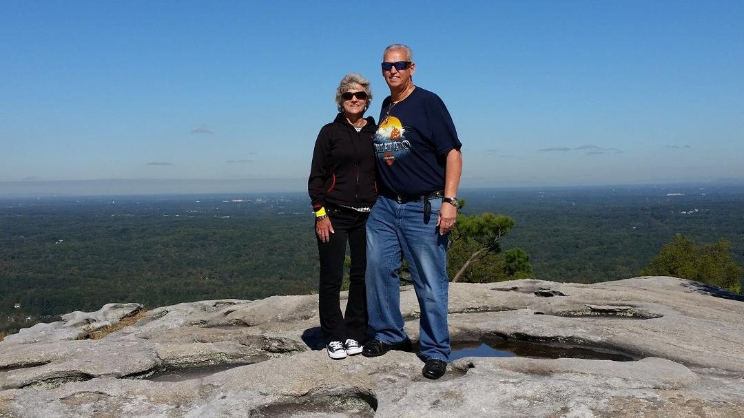 First time atop Stone Mountain. Absolutely gorgeous