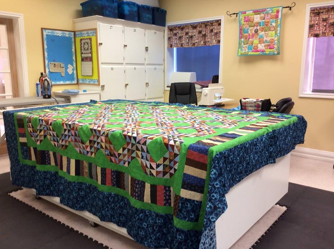 Here is your quilt top, Nate