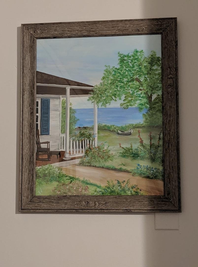Amanda's painting from Theresa Tea Vogt