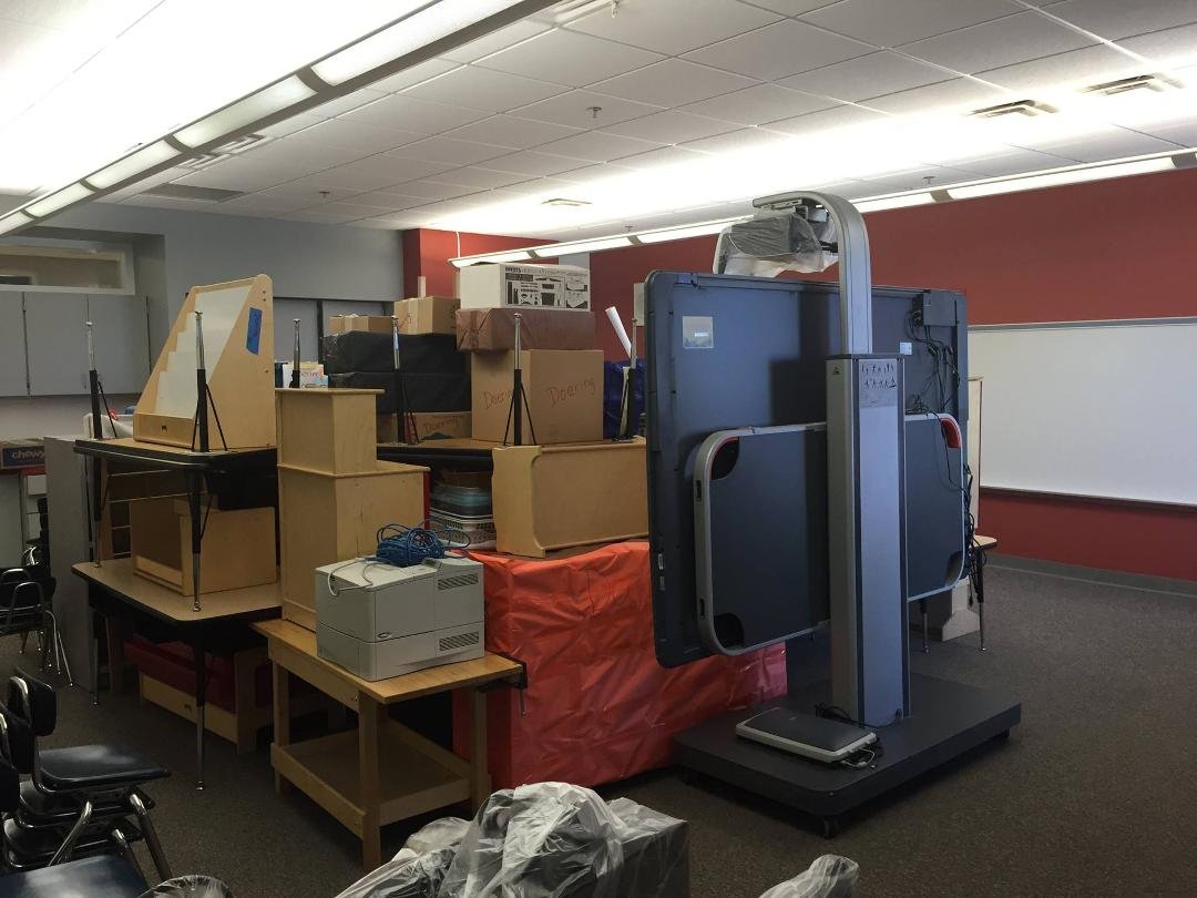 Classroom before....after is yet to come!
