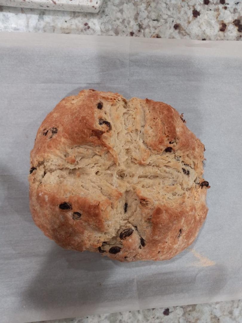 ' Made Irish soda bread for St. Patrick's Day. Um...good.