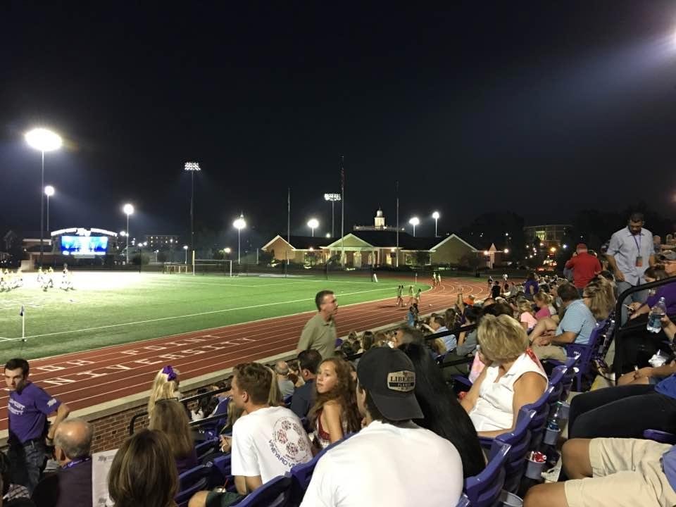 Gorgeous even at night watching high point women's soccer