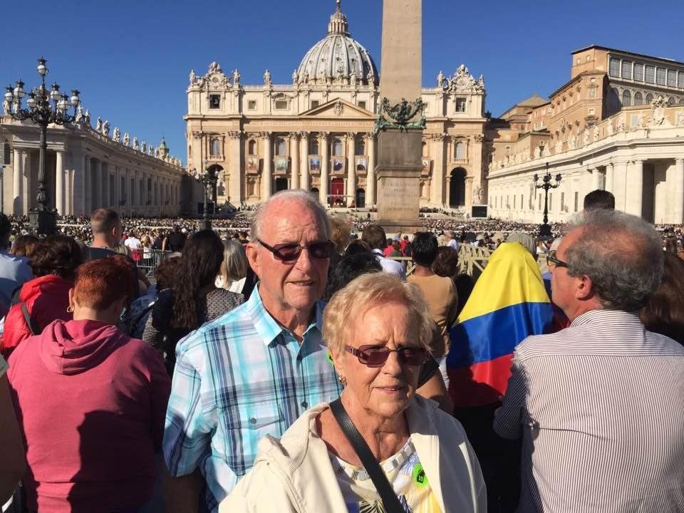 Sunday Mass with my parents at the Vatican!