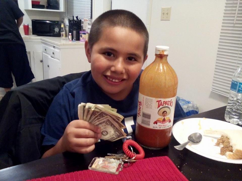 I won the tapatio challenge at 6