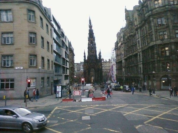 A monument to the Scotts in Edinburgh