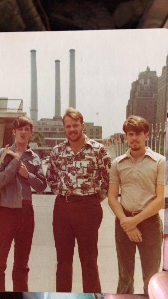 I'm on the right, Bob Lewis in the middle, and Bob's friend from another sub. Don't remember his name. New York city, circa June, 1975. Our sub was in New London, Conn. We got a little time off, and took a train to NYC. We 