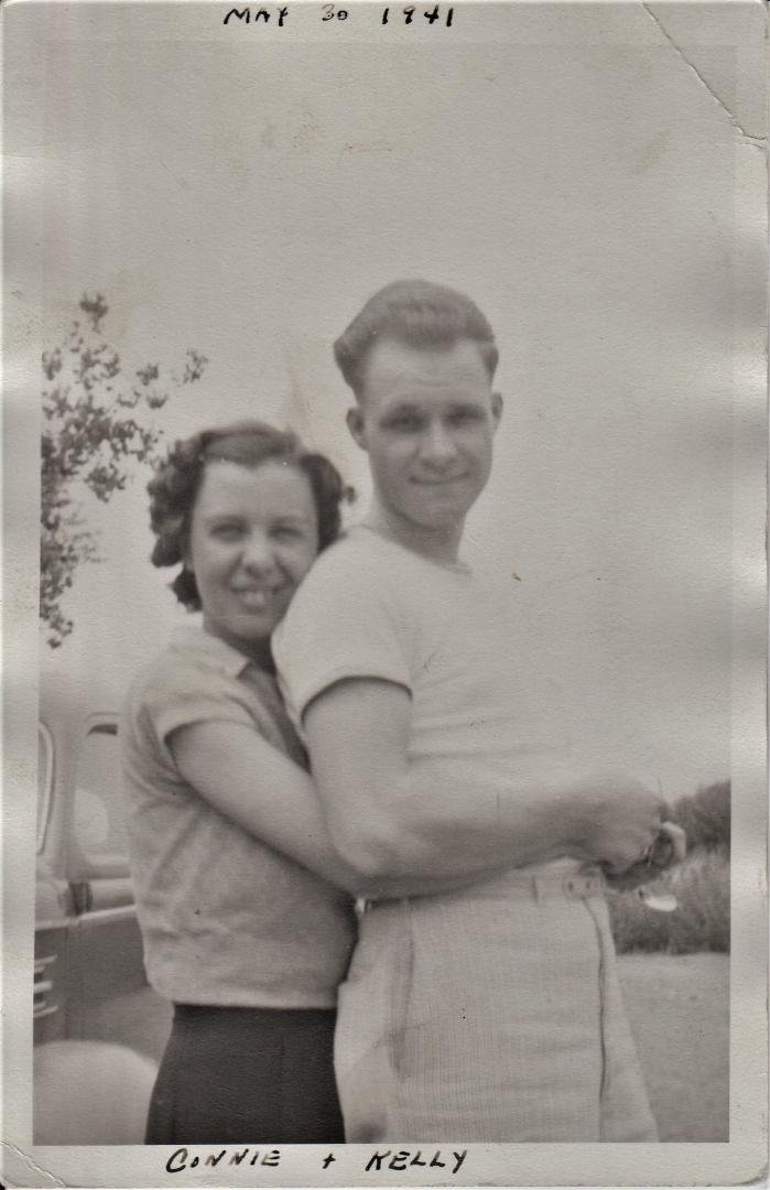 My Uncle Kelly served, I believe, in Naval Intelligence in WWII. Here he is in 1941 just before the War with my Aunt Connie. Lou Steinman Betty Rogers
