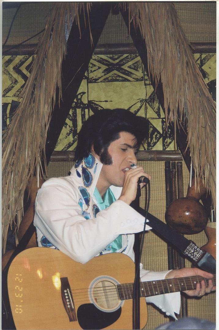Another great picture of Michael (Elvis) he is a terrific Entertainer and a very sweet guy I just love going to his shows.