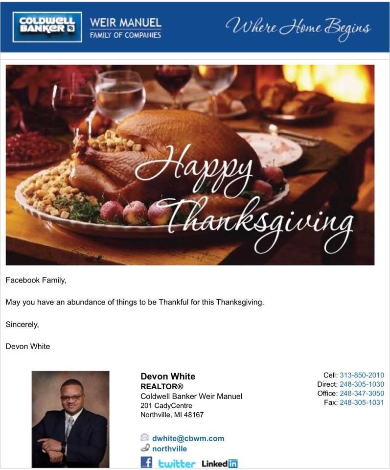 Happy Thanksgiving Everyone!