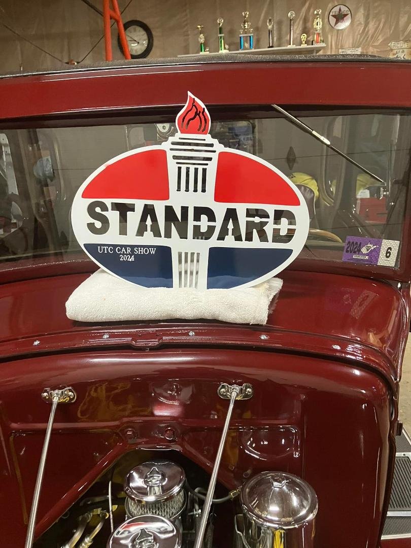 Great time at the UTC car show at Gore starting a new lineup of trophies