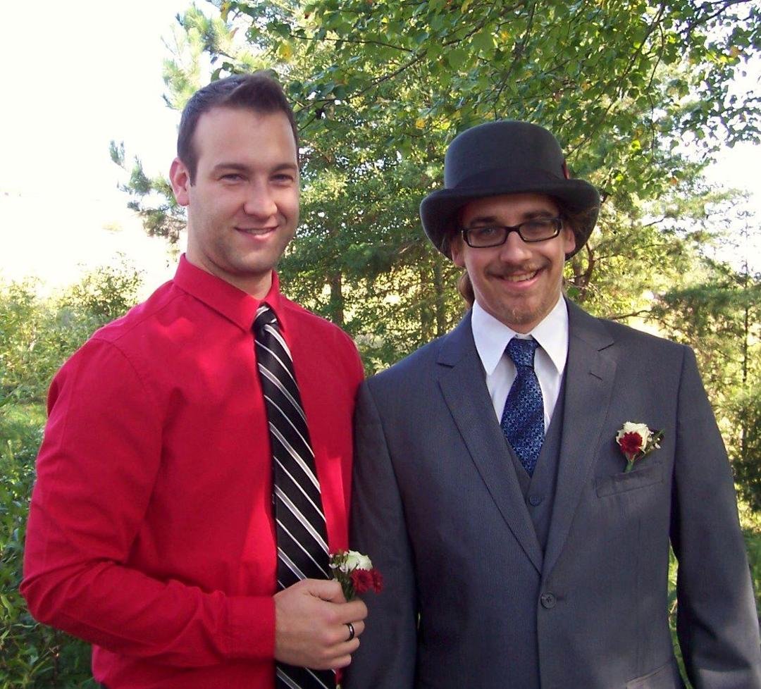 the groom and best man
