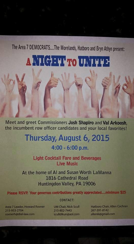 Come out and meet This Fall's County Candidates,
Row Officer Candidates, DA Candidate Kevin Steele, Local Commissioner Candidate Kevin Spearing, School Board Candidate Stacey Leisner. Great Setting, Great Food and Music. Al