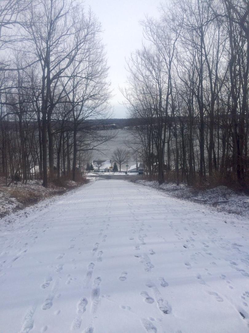 Happy New Year walk... Freezing!