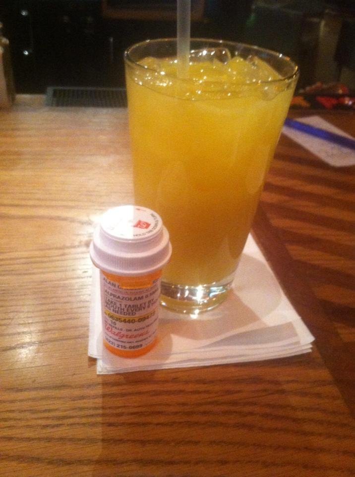 Made it here. Time to medicate