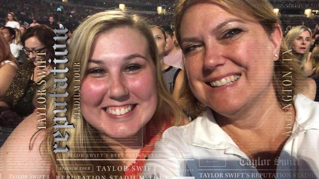 With the one who still likes to hang with her momma!