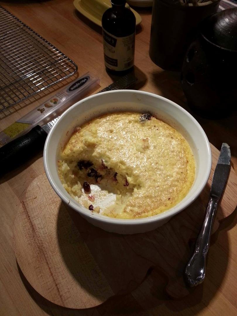 The mice have been at the rice pudding....