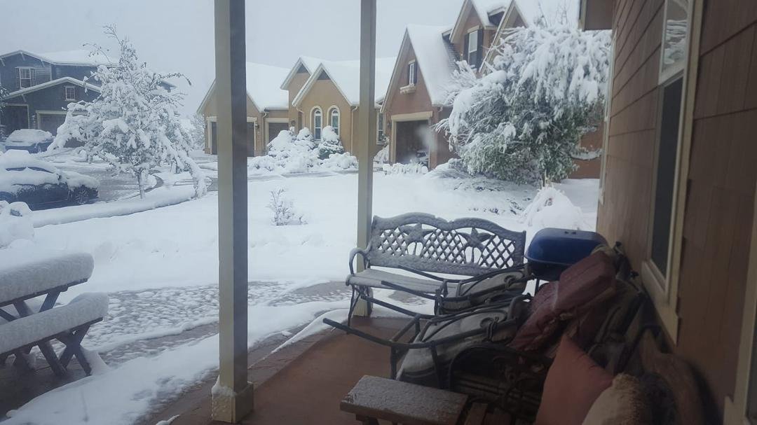 A lovely spring morning in Colorado Springs ...