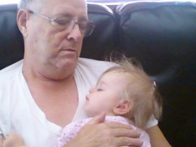 Grandpa and his appendage?   Or Joanna with her slave?  So who do we think will miss whom the most?